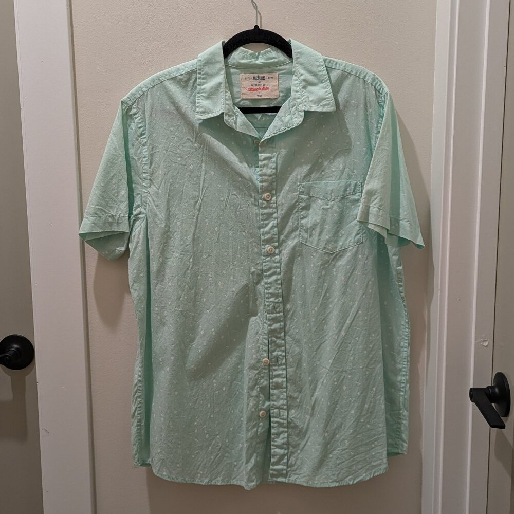 80's Themed Button Down Shirt